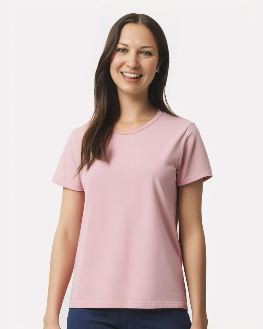Gildan® Women’s Ultra Cotton Crewneck T-Shirt 100% Cotton for Crafting Feminine Fit Tee